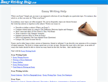 Tablet Screenshot of essaywritinghelp.com